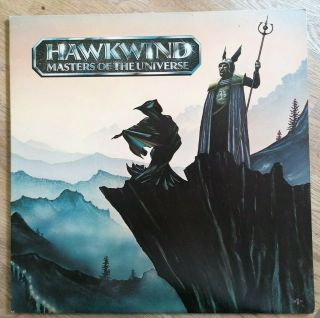 Hawkwind Lp Masters Of The Universe Uk United Artists 1st Press A - 2u B - 2u