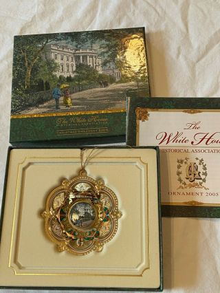 Iob White House Christmas Ornament 2005 James A.  Garfield