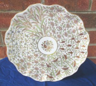 Flawless Enameled Hyacinth Boseck & Company Plate Hand Painted - Stunning
