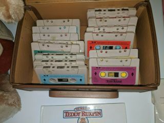 VINTAGE 1985 Teddy Ruxpin Worlds of Wonder Talking Bear w/ Tapes and MORE 3