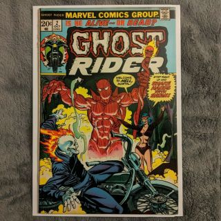 Ghost Rider 2 (oct 1973,  Marvel) - 1st Full Appearance Daimon Hellstrom