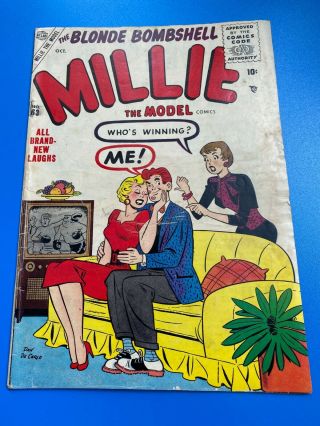 Millie The Model 63 Dan Decarlo Oct 1955 Atlas Gga Chili W/ Paper - Dolls