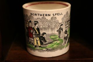 Northern Spell Antique Staffordshire Transferware Child 