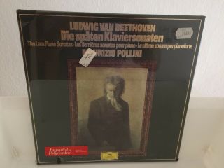 Maurizio Pollini - The Late Piano Sonatas - Dgg - 3 Lp Box Set - Stereo -