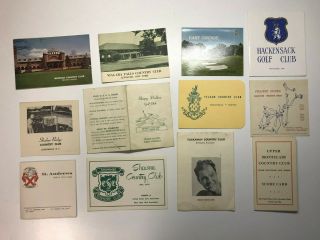 100 Vintage Golf Scorecards From 1950 Forward,  Most Are.