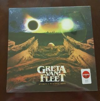 Greta Van Fleet Anthem Of The Peaceful Army Red Vinyl Exclusive