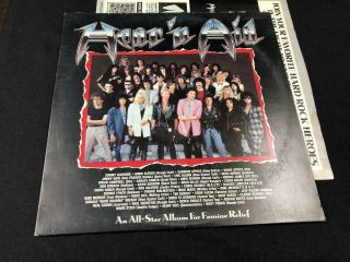 1986 " Hear N Aid " Charity Record Recorded By 40 Heavy Metal Musicians