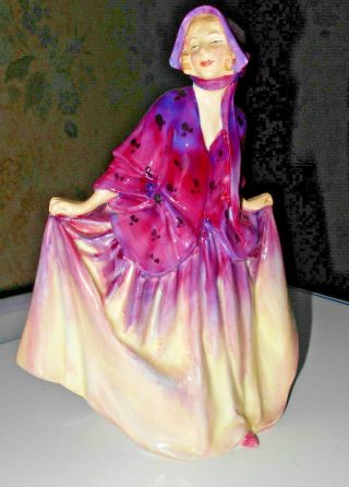 Royal Doulton Sweet Anne Bone China Figurine C.  1943 Hn1496 Hand Painted Fancy