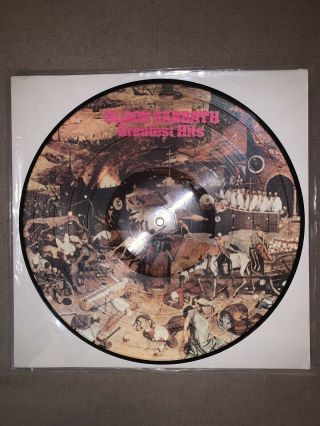 Black Sabbath Greatest Hits Picture Disc Lp Imported Uk Vg,  Vintage Ozzy