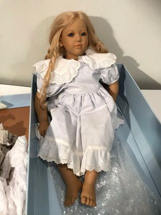 Annette Himstedt Puppen Kinder Doll 24 " “jule” 1992/93 W/ Box