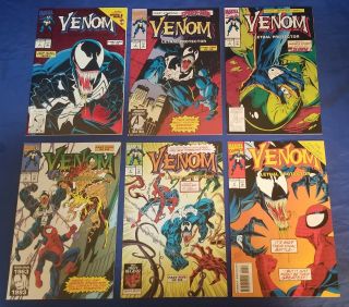 Venom Lethal Protector (1993) 1 - 6 1st Prints 1st App Scream Donna Diego Fn - /nm