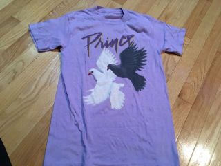 Vtg 1984 Prince And The Revolution Purple Rain Tour T - Shirt.  Size M