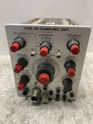 Vintage Tektronix Type 1s1 Sampling Unit Plug In Cool Diy Ham Radio Testing Rare