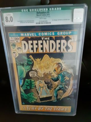 The Defenders 1 Cgc 8.  0 (aug 1972,  Marvel) Classic