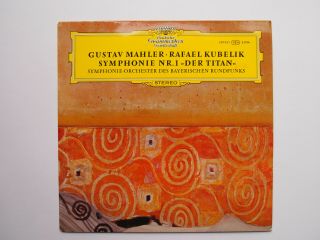 Dg Mahler Symphony 1 Titan Kubelik Vinyl Lp Record 1968 Bavarian Radio