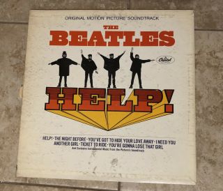 The Beatles Help Vinyl Record Mas - 2386 First Pressing 1965