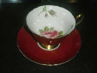 Vintage Shelley Cup And Saucer " English Rose "