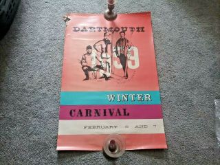 Vintage Dartmouth Winter Carnival Poster 1959