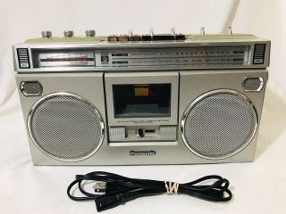 Panasonic Rx - 5090 Am - Fm Vintage Stereo Cassette Boombox Test Perfect