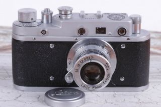 Vintage camera Leica 35 mm Leitz Elmar lens f = 5,  1:3.  5 2