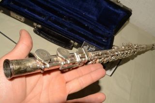 1972 Vintage ARMSTRONG 303 Open Hole FLUTE,  Inline - G w/SOLID SILVER HEAD C - FOOT 3
