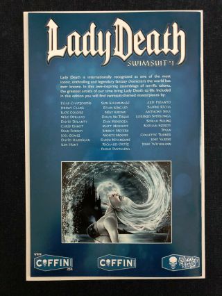 Lady Death Swimsuit 2020 / Jesse Wichmann NAUGHTY Edition / NM,  / Ltd 250 3