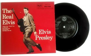 Ex/ex Elvis Presley The Real Elvis Ep (rcx 7190) 45 7 " Vinyl
