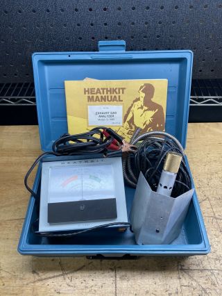 Vintage Heathkit Exhuast Gas Analyzer Kit Ci - 1080