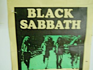 Authentic Vintage Black Sabbath Concert Tour Poster Flyer Norfolk Scope 7/20 2