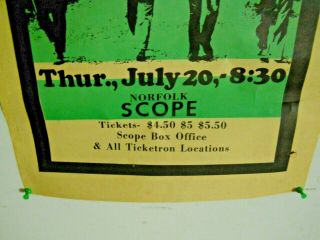 Authentic Vintage Black Sabbath Concert Tour Poster Flyer Norfolk Scope 7/20 3