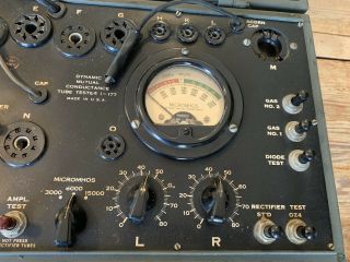 Vintage I - 177 Radio Tube Tester 3