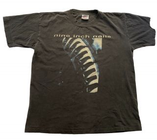 Vintage 1990 Nine Inch Nails You Get What You Deserve Hate 1990 T - Shirt X - Large