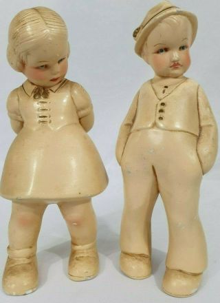 Vintage Coventry Porcelain German Boy And Girl