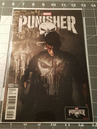 Punisher 218 Marvel Netflix Tv Photo Variant Jon Bernthal Nm