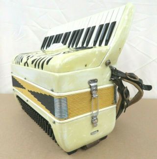 Vintage Lo Duca Bros Accordion - Mother of Pearl - Made in Italy 2