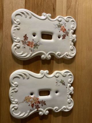 Vintage Ceramic Light Switch Covers