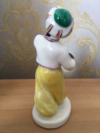 Porcelain Figurine " A Little Banjo Player " Early Ussr Of 20 - 30th