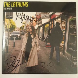The Lathums All My Life Signed Transparent Limited 7 " Vinyl (blossoms)