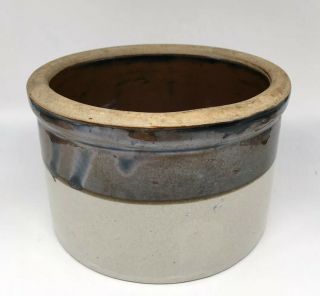 Antique Burley & Winter Pottery Co Salt Glazed Stoneware Small Crock