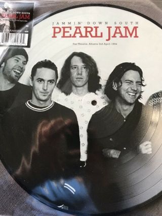 Pearl Jam Jammin Down South Fox Theatre Atlanta 3rd April 1994 Picture Disc Lp