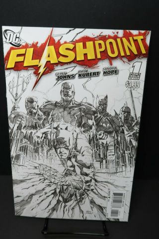 Flashpoint 1 1:25 Kubert Sketch Cover Variant Nm Major 1st Thomas Wayne Batman