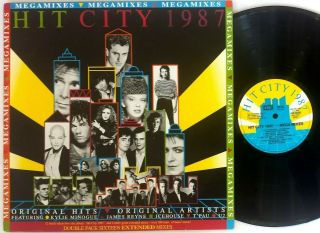 Hit City 1987 Megamixes 2lp Icehouse - Kylie - Janet Jackson - U2 - Cockroaches - T’pau