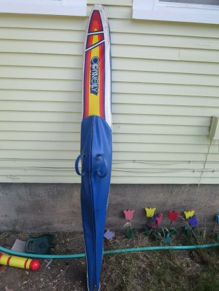 Vintage Connelly Short Line 66” Slalom Water Ski With Case Usa