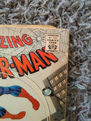 Spider - Man 43 Marvel 1966 Silver Age 2nd Rino 1st Mary Jane 2
