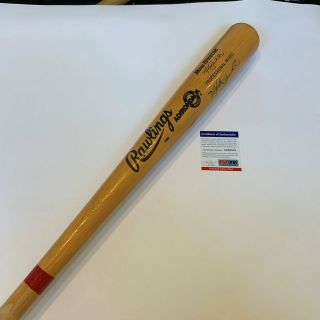 Vintage Mike Schmidt Signed Game Model Baseball Bat Psa Dna Phillies