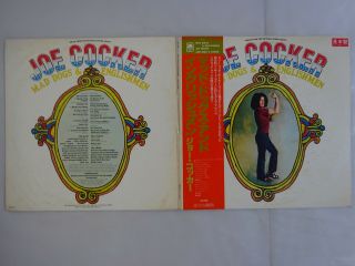 Joe Cocker Mad Dogs & Englishmen A&m Amp - 5001/2 Japan Promo Vinyl Lp Obi