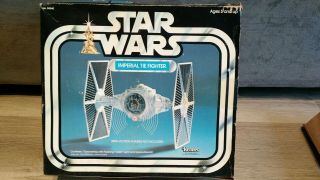 Vintage Star Wars Tie Fighter W/ Box Insert Bonus Stormtrooper Kenner 1978