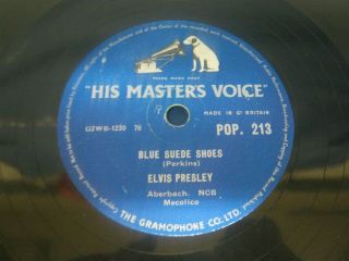 Record 78 10  Elvis Presley Blue Suede Shoes 726