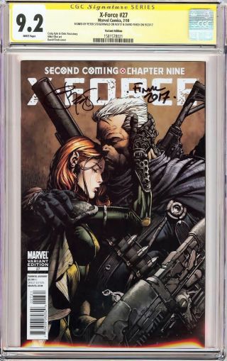 X - Force 27 Variant 1:25 Cgc 9.  2 Ss Signed David Finch & Steigerwald (colorist)