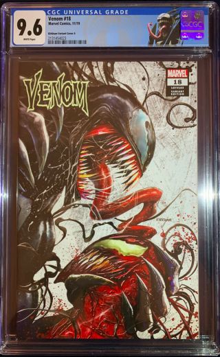 Venom 18 (2019) Marvel Comics Cgc 9.  6 Kirkham Variant Cover